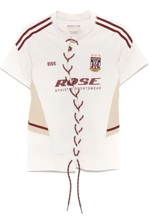 MARTINE ROSE Playera con agujetas