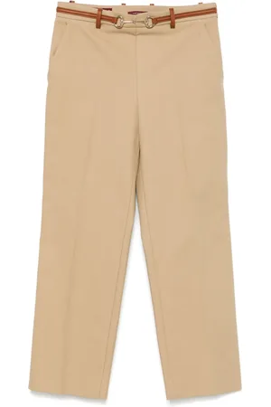 Gucci Pantalones con detalle Horsebit