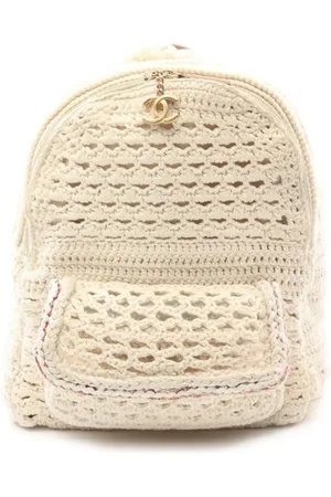 CHANEL Mochila tejida de crochet 2016-2017
