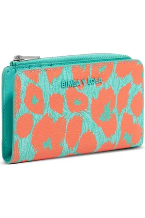 Bimba y Lola Cartera con estampado de leopardo y cierre