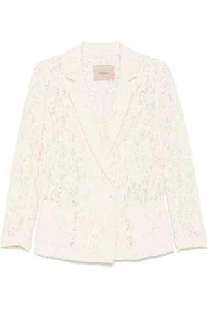 Twin-Set Blazer de encaje