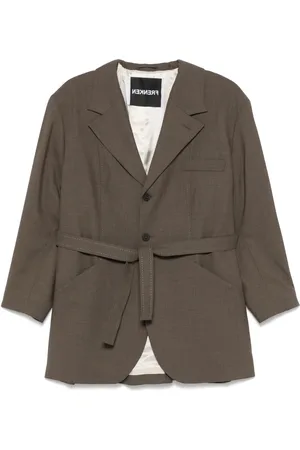 Frenken Blazer con efecto melange