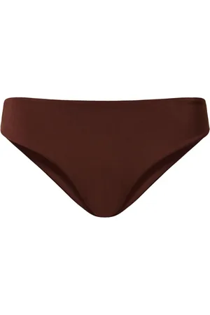 Twin-Set Bikini bottom con placa del logo