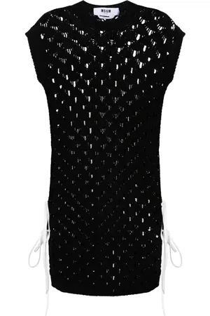 Msgm Vestido corto de tejido flojo