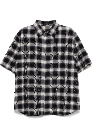 JUNTAE KIM Camisa con cortes a láser