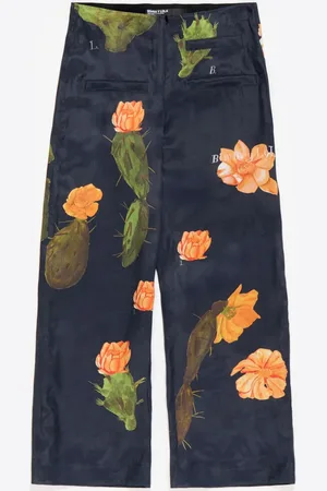 Bimba y Lola Pantalones rectos con estampado Cactus