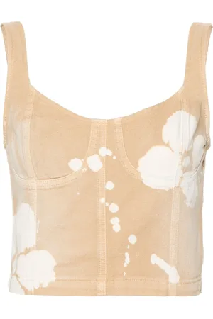 Msgm Playera con estampado tie-dye