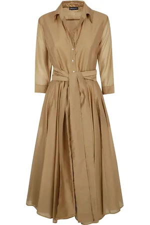 DRHOPE Vestido midi con cinturón