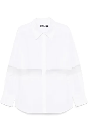 Frenken Camisa con ribete de organza