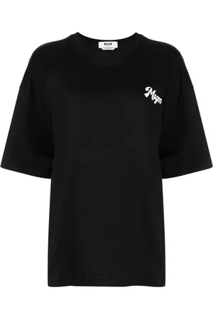 Msgm Playera con logo estampado