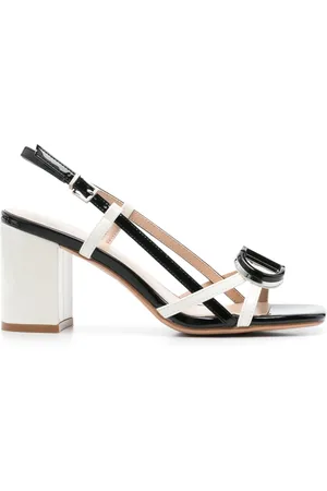 Twin-Set Sandalias con placa del logo y tacón de 75mm
