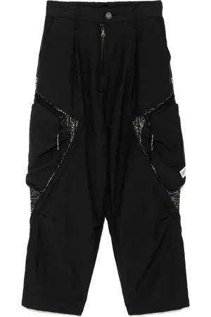 MOSTLY HEARD RARELY SEEN Pantalones cargo con parche de cachemira