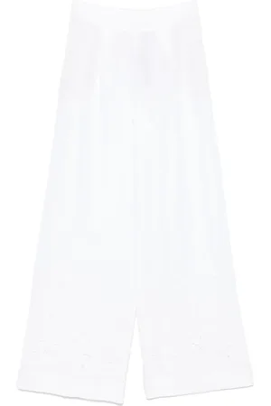 ERMANNO SCERVINO Pantalones con diseño bordado