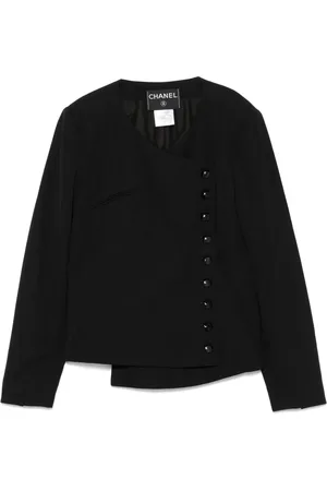CHANEL Chamarra asimétrica