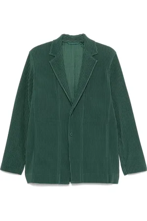 Issey Miyake Blazer con efecto plisado