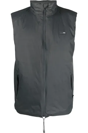 Rains Chaleco ligero con cuello alzado