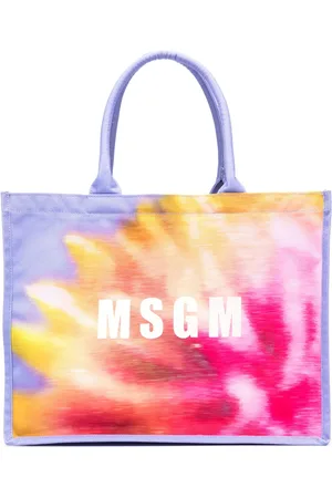 Msgm Tote con estampado abstracto