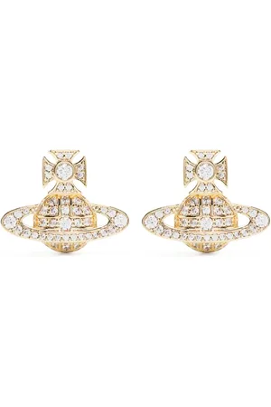 Vivienne Westwood Aretes con motivo Orb y detalles de cristal