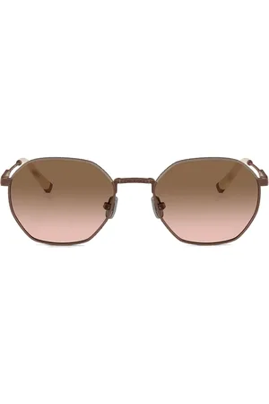 Brunello Cucinelli Lentes de sol con armazón redonda