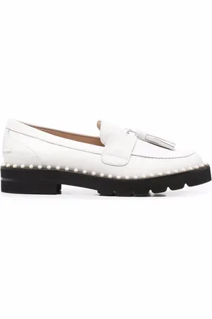 Stuart Weitzman Mocasines con detalles de borlas
