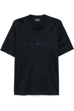 Emporio Armani Playera con logo bordado