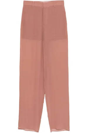 BLUMARINE Pantalones de georgette