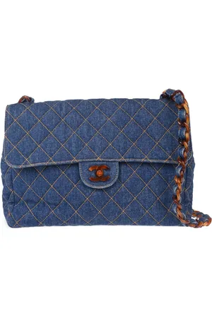 CHANEL Bolsa de hombro con capitonado de rombos 1997