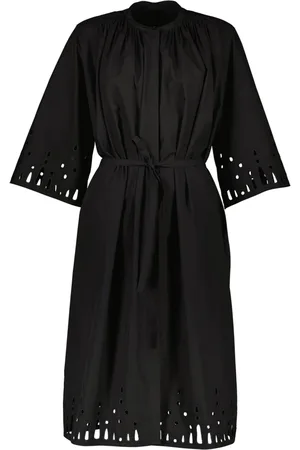 YVES SALOMON Vestido midi de popelina