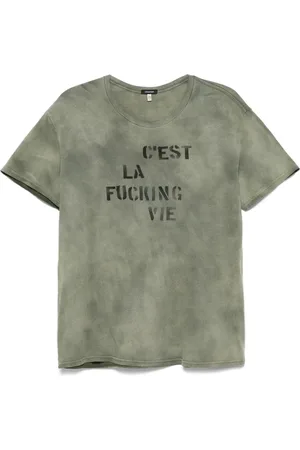 R13 Playera con estampado gráfico
