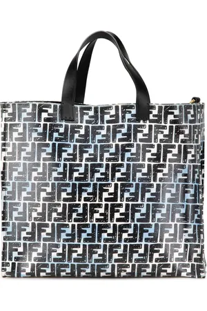 Fendi Bolsa satchel Joshua Vides Zucca Coated Canvas Cloudy Shopper 2010-2024