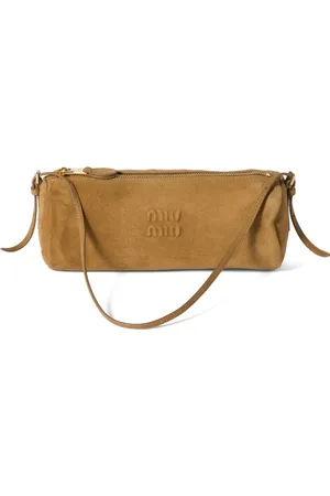 Miu Miu Bolsa de hombro de gamuza