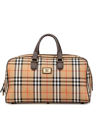 Burberry Bolsa de viaje Haymarket Check Canvas 2000-2017