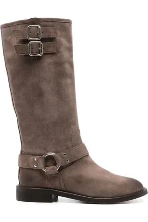 Via Roma Botas de gamuza