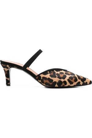 Via Roma Zapatillas con motivo animal y tacón de 65mm