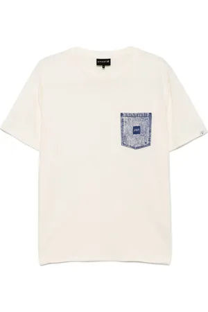 AGNÈS B. Playera de mezclilla con bolsillos