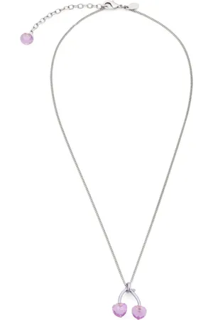 Jimmy Choo Collar con corazón facetado