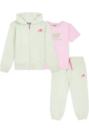 New Balance Traje deportivo de tres piezas con logo estampado