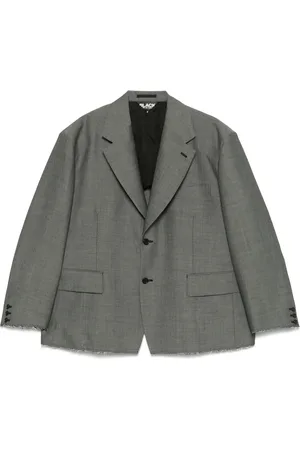 Comme des Garçons Blazer con motivo pied de poule
