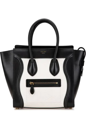 Céline Bolsa de mano Micro Bicolor Leather Luggage Tote 2014
