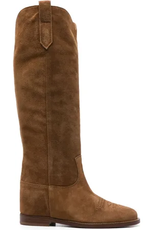 Via Roma Botas de gamuza