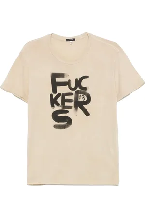 R13 Playera con estampado gráfico