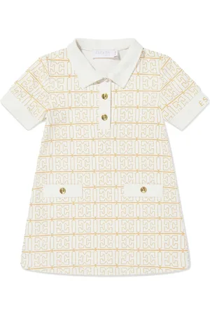 Escada Vestido con detalles del logo
