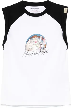 MARTINE ROSE Camiseta con estampado gráfico
