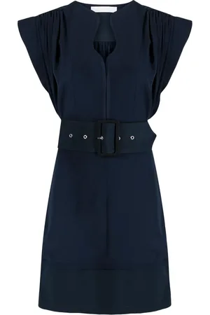 Chloé Vestido recto de seda