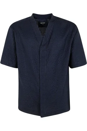 Giorgio Armani Camisa de tejido seersucker