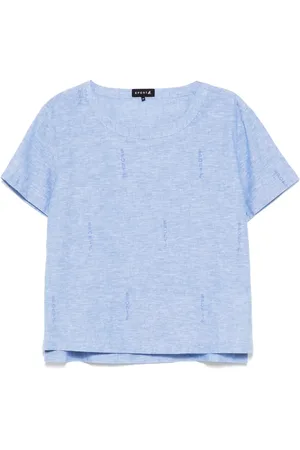 AGNÈS B. Top con logo estampado