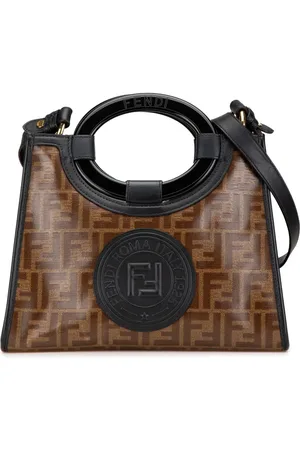 Fendi Bolsa satchel Small Zucca Coated Canvas Runaway Shopper 2010-2024
