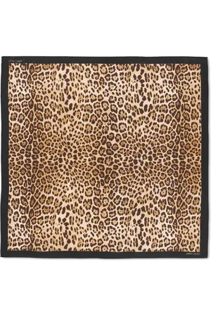Jimmy Choo Mascada con estampado de leopardo