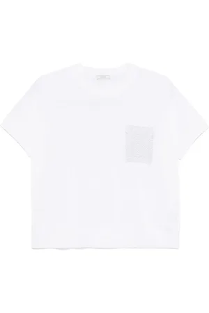 PESERICO SIGN Playera con detalle de mostacillas