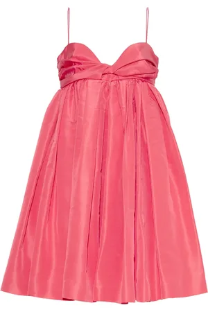 ADAM LIPPES Vestido de seda con falda voluminosa